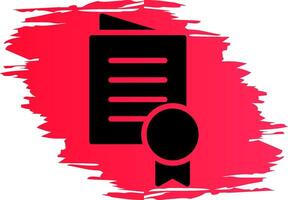 Certificate Creative Icon Design vector