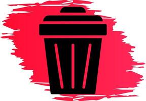 Trash Can Creative Icon Design vector