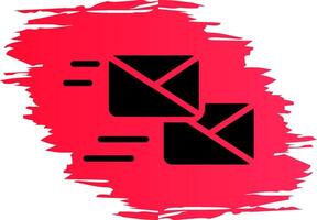 Mass Mailing Creative Icon Design vector