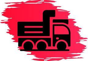 Dump Truck Creative Icon Design vector
