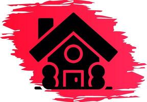 Cabin Creative Icon Design vector