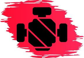 Car Engine Creative Icon Design vector