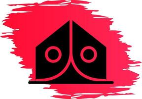 Tent Creative Icon Design vector