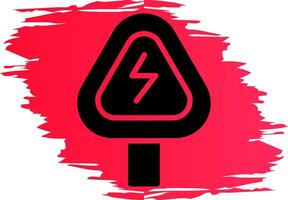 Danger Creative Icon Design vector