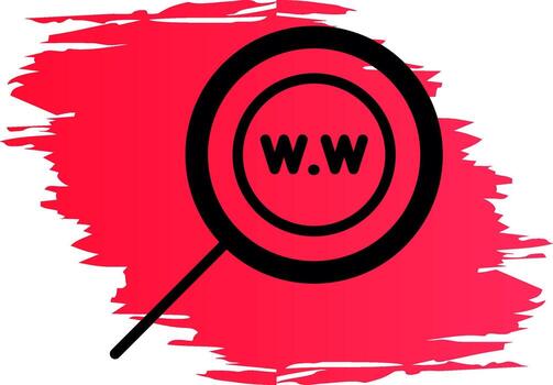 www diseño de icono creativo vector