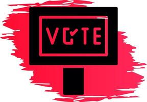 Vote Creative Icon Design vector