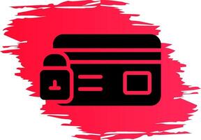 Blocked Creative Icon Design vector