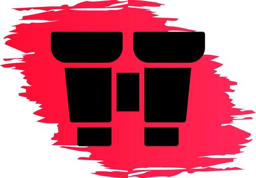 Binocular Creative Icon Design vector