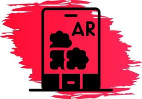 Ar Puzzle Creative Icon Design vector