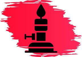 Bunsen Burner Creative Icon Design vector