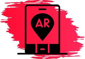 Ar Navigation Creative Icon Design vector