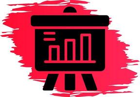 Projector Screen Creative Icon Design vector