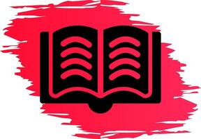 Open Book Creative Icon Design vector