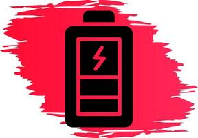 Charging Battery Creative Icon Design vector