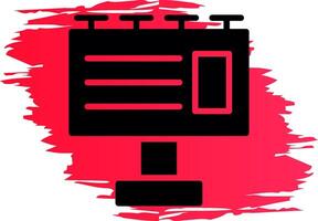 Billboard Creative Icon Design vector