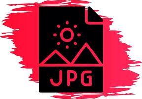 Jpg File Creative Icon Design vector