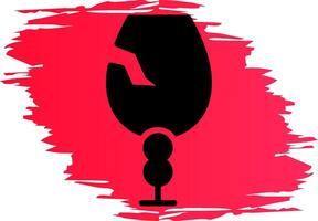 Broken Glass Creative Icon Design vector