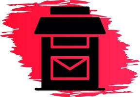 Postbox Creative Icon Design vector