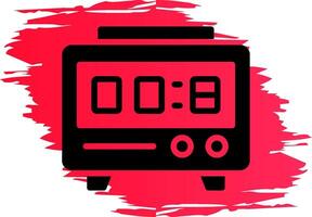 Digital Stopwatch Creative Icon Design vector