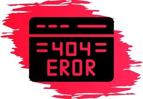 Diseño de icono creativo de error 404 vector