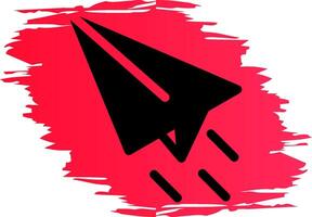 Paper Plane Creative Icon Design vector