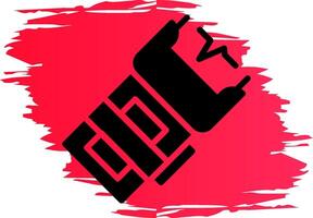 Stun Gun Creative Icon Design vector