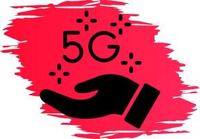 5G Creative Icon Design vector