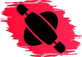 Rolling Pin Creative Icon Design vector