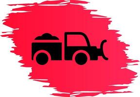 Snowplow Creative Icon Design vector