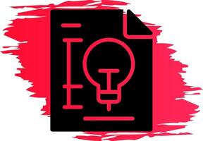Patent Creative Icon Design vector