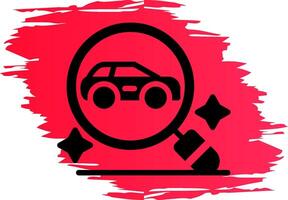 Car Finder Creative Icon Design vector