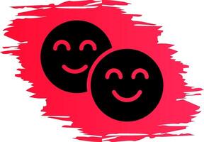 Smiley Creative Icon Design vector