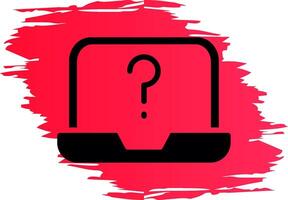 Question Mark Creative Icon Design vector