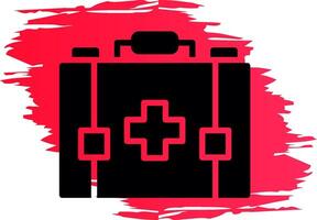 First Aid Kit Creative Icon Design vector