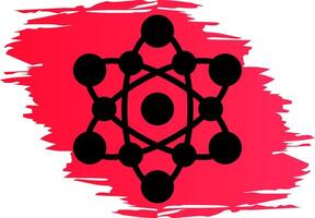 Atom Creative Icon Design vector