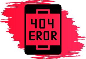 diseño de icono creativo de error vector