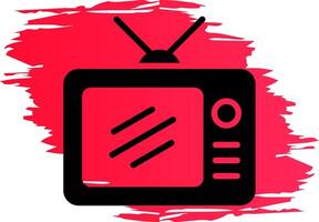 Tv Creative Icon Design vector