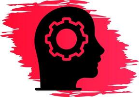 máquina aprendizaje creativo icono diseño vector