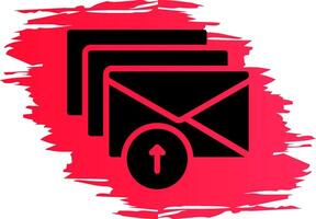 Email Blasts Creative Icon Design vector