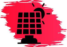 Solar Panel Creative Icon Design vector