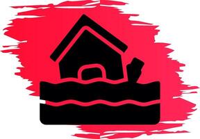 Flood Creative Icon Design vector