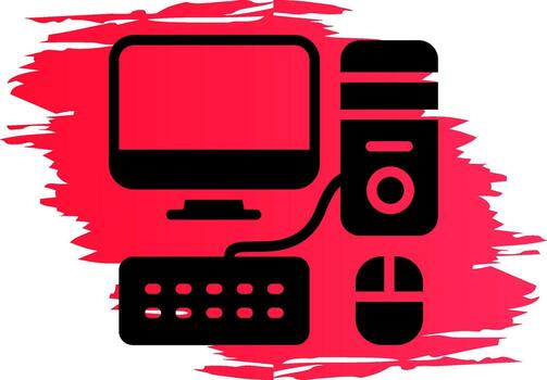 Computer Creative Icon Design vector