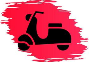 diseño de icono creativo de scooter vector