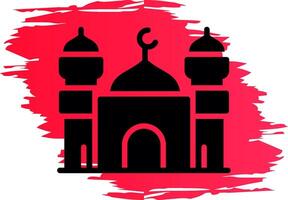 Mosque Creative Icon Design vector