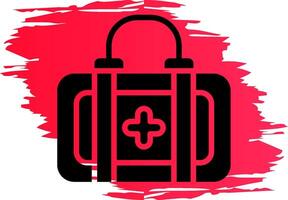 First Aid Kit Creative Icon Design vector