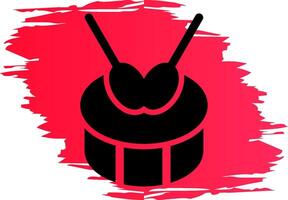 Drum Creative Icon Design vector