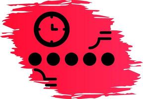 Circle Accent Timeline Creative Icon Design vector