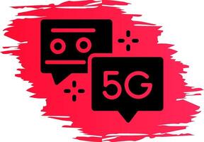 5G Creative Icon Design vector