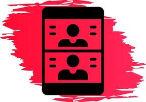 Videocall Creative Icon Design vector