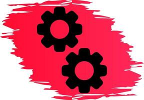 Gears Creative Icon Design vector